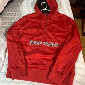 HARD TIMES X FOREVER 21 HOODED TRACK THROWOVER